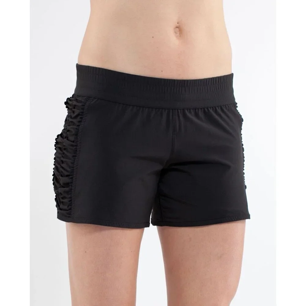 Lululemon Black Run Around Reversible Short Size 8 - 2956
